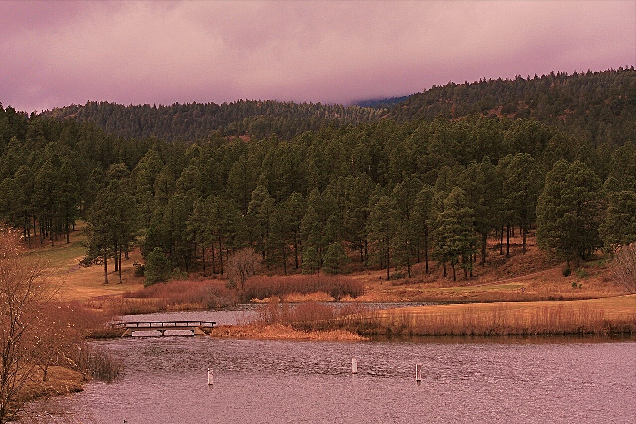 Silver Lake on Mescalero Apache Reservation